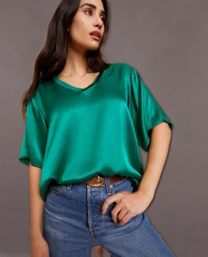 Bennie Oversized Tee Emerald