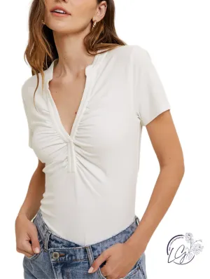 Chic Comfort Cinched Top