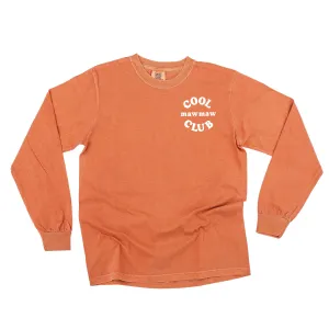 COOL Mawmaw CLUB - Pocket Design - LONG SLEEVE COMFORT COLORS TEE