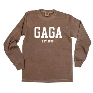 Gaga - EST. (Select Your Year) - LONG SLEEVE COMFORT COLORS TEE