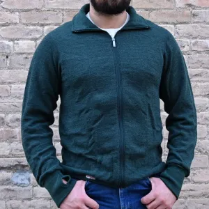 Woolpower Full Zip Jacket in Forest Green