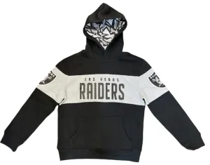 Youth Las Vegas Raiders Red Zone Hoodie- Black